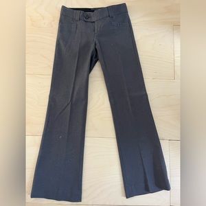 Banana Republic, size 00 petites, wide legged, dark gray trousers